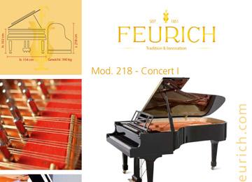 Infoblatt FEURICH Mod 218 - Concert I-1