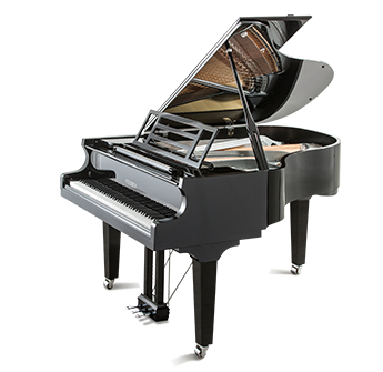The extended width of this piano allows a wonderful, long-sustaining sound with a rich and full bass tone. Even better than its predecessor, the Model 178.