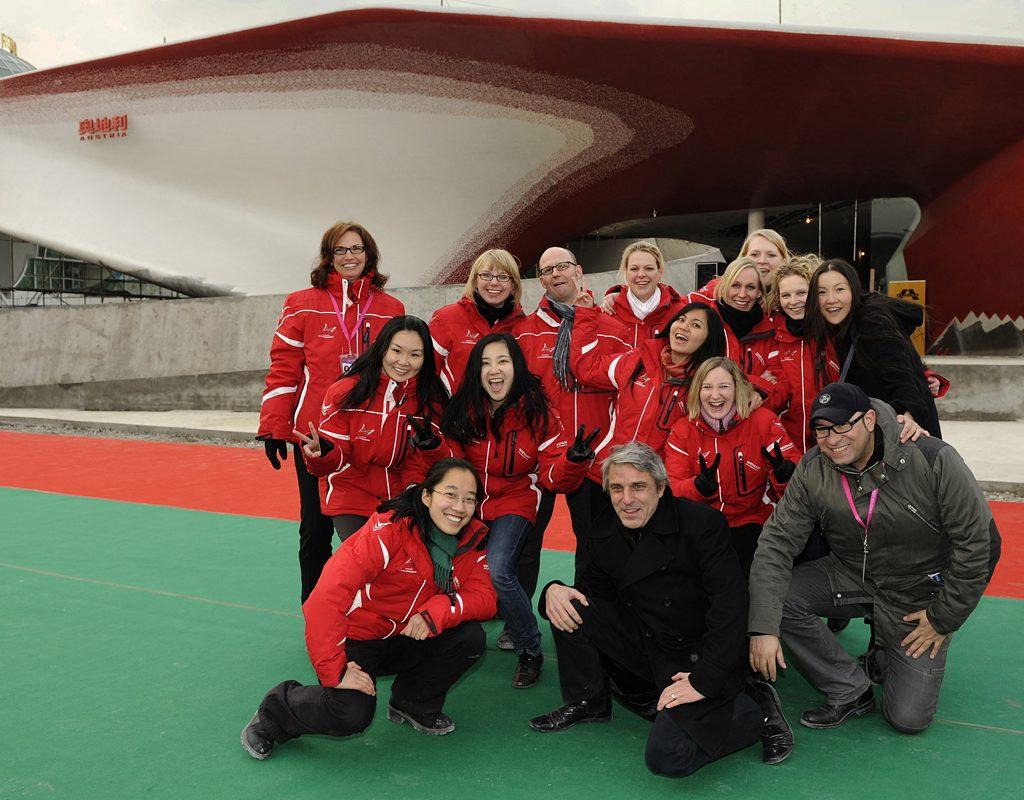 Shanghai 2010: Team and Austrian Pavillion